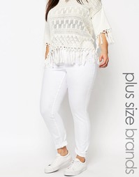 Белые облегающие джинсы Junarose - Белый