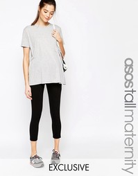 Укороченные леггинсы для высоких ASOS Maternity - Черный
