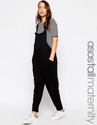 Трикотажный комбинезон для высоких ASOS Maternity - Черный