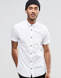 Рубашка с короткими рукавами и воротником на пуговицах Jack &amp; Jones