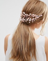 Украшение для волос с цветами ASOS Wedding - Blush