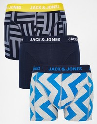 3 пары боксеров-брифов Jack &amp; Jones - Мульти