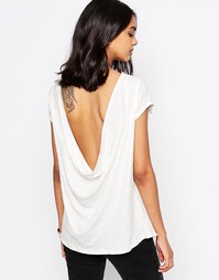 Футболка с глубоким вырезом сзади Free People Prairie - Shell