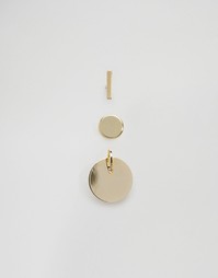 Серьги-гвоздики ограниченной серии различного дизайна - Золотой Asos