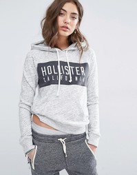 Худи через голову с логотипом Hollister Core - Серый cc112