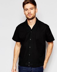 Рубашка классического кроя с отложным воротником ASOS Black - Черный