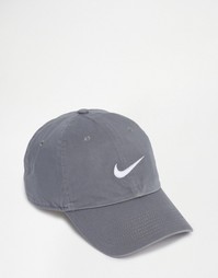 Серая кепка с галочкой Nike 546126-065 - Серый