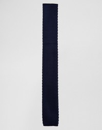 Вязаный галстук Selected Homme - Синий