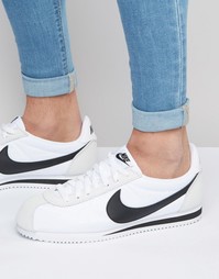 Нейлоновые кроссовки Nike Classic Cortez 807472-100 - Белый