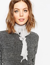 Воротник с оборкой ASOS - Синий