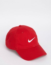 Красная кепка с галочкой Nike 546126-658 - Красный