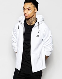 Белое худи на молнии Nike TF 559592-100 - Белый