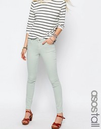 Джинсы скинни с классической талией ASOS TALL Lisbon - Фисташковый
