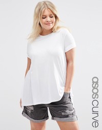 Свободный топ ASOS CURVE - Белый