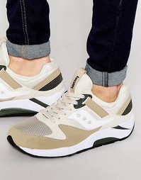 Бежевые кроссовки Saucony Grid 9000 S70077-46 - Бежевый