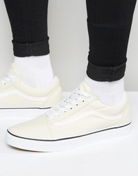 Белые парусиновые кроссовки Vans Old Skool V3Z60RD - Белый