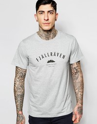 Серая футболка с логотипом Fjallraven Trekking Equipment - Серый