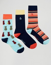 Комплект из 3 пар носков Original Penguin - Темно-синий