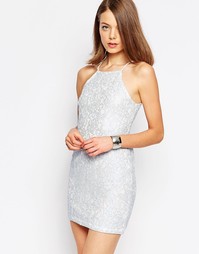 Платье-футляр с лямкой через шею Glamorous - Белый