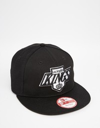 Бейсболка со вставами из сетки New Era 9 Fifty LA Kings - Черный