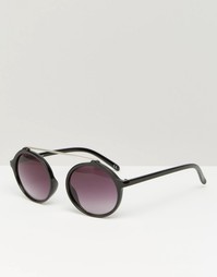 Круглые солнцезащитные очки Jeepers Peepers - Черный