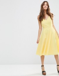 Сарафан с завязкой сзади ASOS - Лимонный