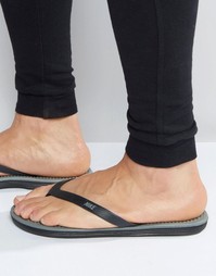 Шлепанцы с перемычкой Nike Solarsoft 488160-090 - Черный