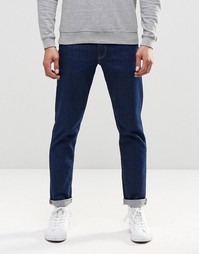 Темно-синие стретчевые джинсы слим из денима плотностью 12,5oz ASOS