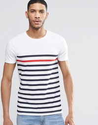 Футболка в полоску ASOS - Белый