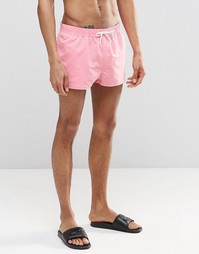 Розовые короткие шорты для плавания ASOS - Розовый