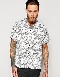 Рубашка классического кроя с цветочным принтом и отложным воротником A Asos
