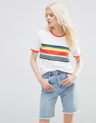 Футболка с полосками ASOS - Мульти