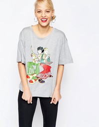 Футболка Love Moschino Hippie Chick - Gy1