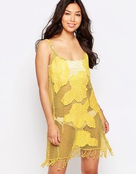 Пляжное платье мини Liquorish - Желтый