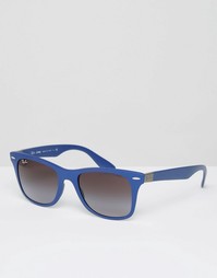 Солнцезащитные очки-вайфареры Ray-Ban 0RB4195 - Синий