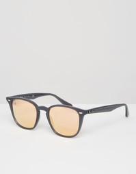 Вайфареры с зеркальными стеклами Ray-Ban 0RB4258 - Черный