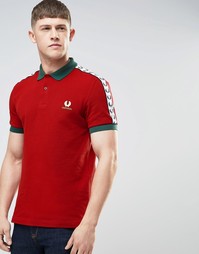 Красная футболка‑поло Fred Perry Portugal - Красный
