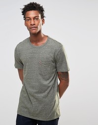 Оливковая меланжевая футболка с карманом Levi's Sunset 1 - Оливковый Levi's®