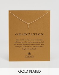 Позолоченное ожерелье с подвеской в виде ключа Dogeared Graduation