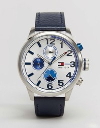 Часы с темно-синим кожаным ремешком Tommy Hilfiger Jackson 1791240