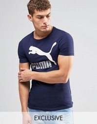 Винтажная облегающая футболка Puma эксклюзивно для ASOS - Синий