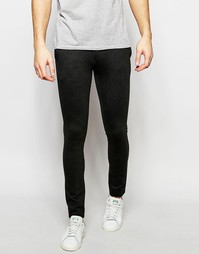 Супероблегающие темно-серые трикотажные брюки ASOS - Угольный