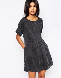 Платье с мраморным эффектом Pepe Jeans Lorette - 999 черный