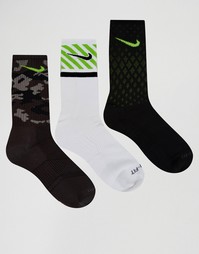3 пары разноцветных носков Nike SX4966-900 - Мульти