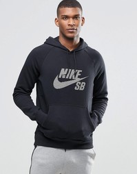 Черный худи Nike SB Icon 829372-010 - Черный
