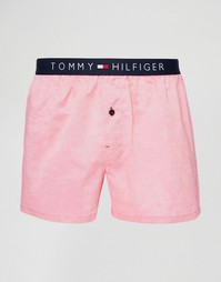 Тканые боксеры Tommy Hilfiger Icon Oxford - Розовый