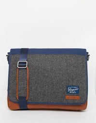 Сумка почтальона Original Penguin mixed Media - Синий