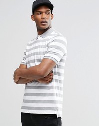 Серая футболка-поло в полоску Nike Matchup 727792-063 - Серый