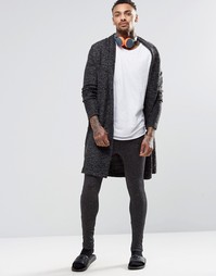 Меггинсы для дома с серебристыми блестками ASOS - Черный