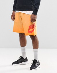 Оранжевые трикотажные шорты Nike Alumini 728691-868 - Оранжевый